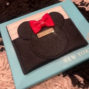 Kate Spade Minnie Mouse card holder